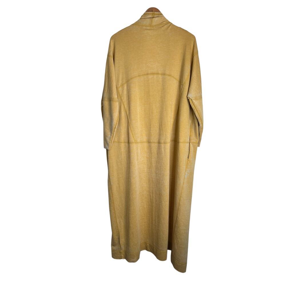 Free People Intimately Longline Duster Cardigan in Mustard Yellow Women's XS - Picture 2 of 7